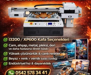 90*60, 130*130 Tabla UV Baskı Makineleri